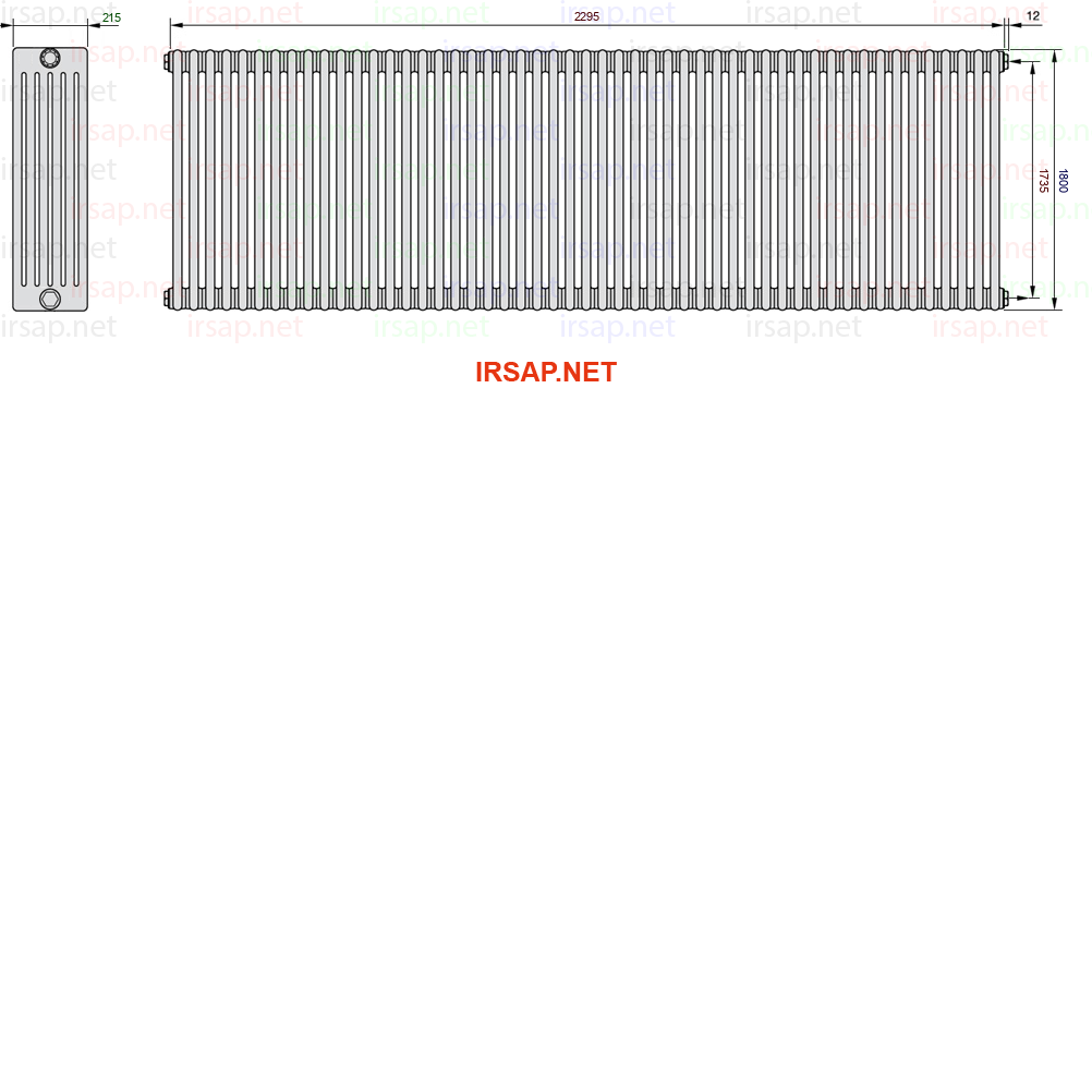 Радиатор IRSAP Tesi 61800/51 T02 CL 01